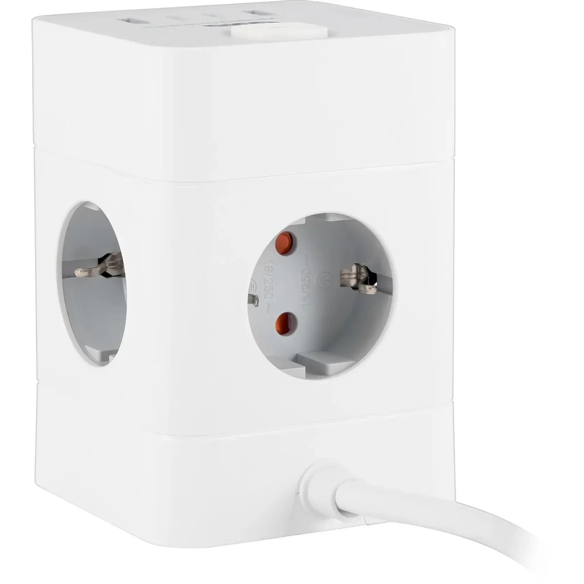 Сетевой удлинитель Buro BU-PTE4.1UC-W