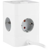 Сетевой удлинитель Buro BU-PTE4.1UC-W