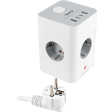 Сетевой удлинитель Buro BU-PTE4.1UC-W