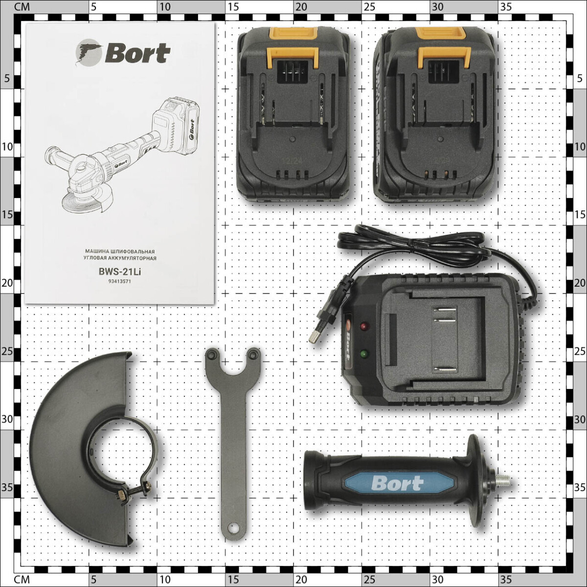 Шлифовальная машина Bort BWS-21LI - 93413571 - фото 2