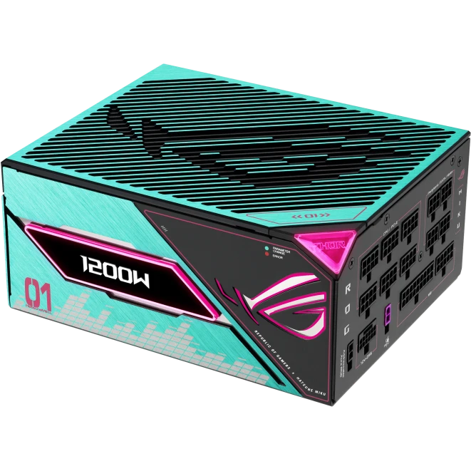 Блок питания 1200W ASUS ROG Thor Platinum III Hatsune Miku Edition - 90YE00V6-B0NA00