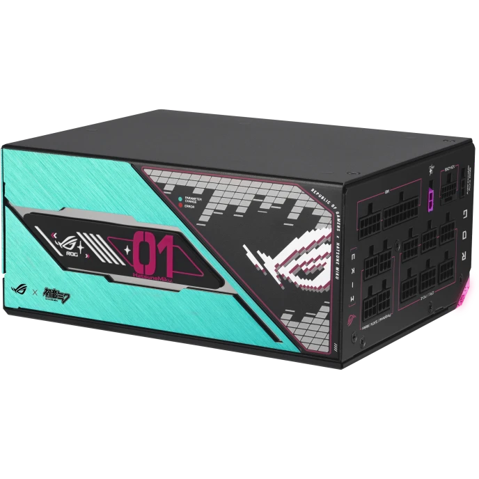 Блок питания 1200W ASUS ROG Thor Platinum III Hatsune Miku Edition - 90YE00V6-B0NA00 - фото 3