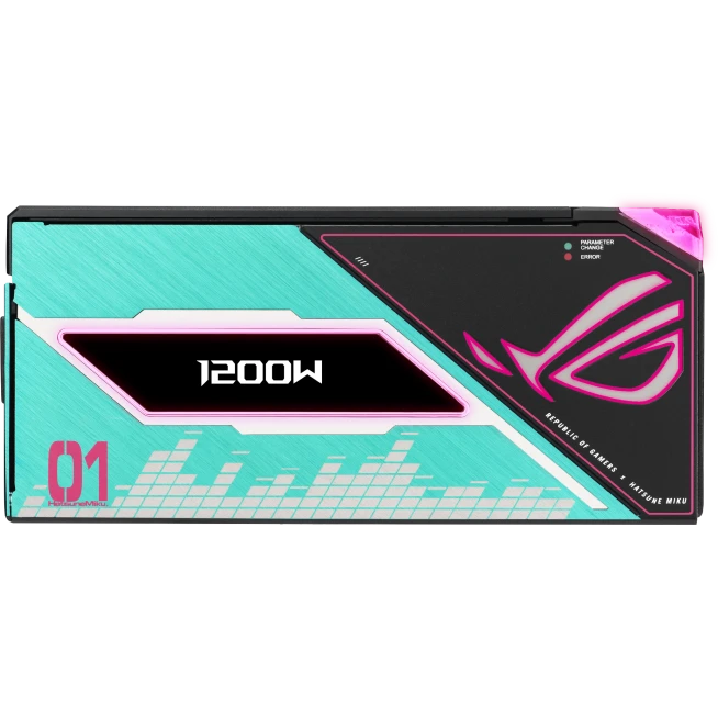 Блок питания 1200W ASUS ROG Thor Platinum III Hatsune Miku Edition - 90YE00V6-B0NA00 - фото 7