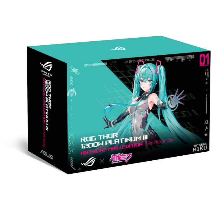 Блок питания 1200W ASUS ROG THOR Platinum III Hatsune Miku Edition