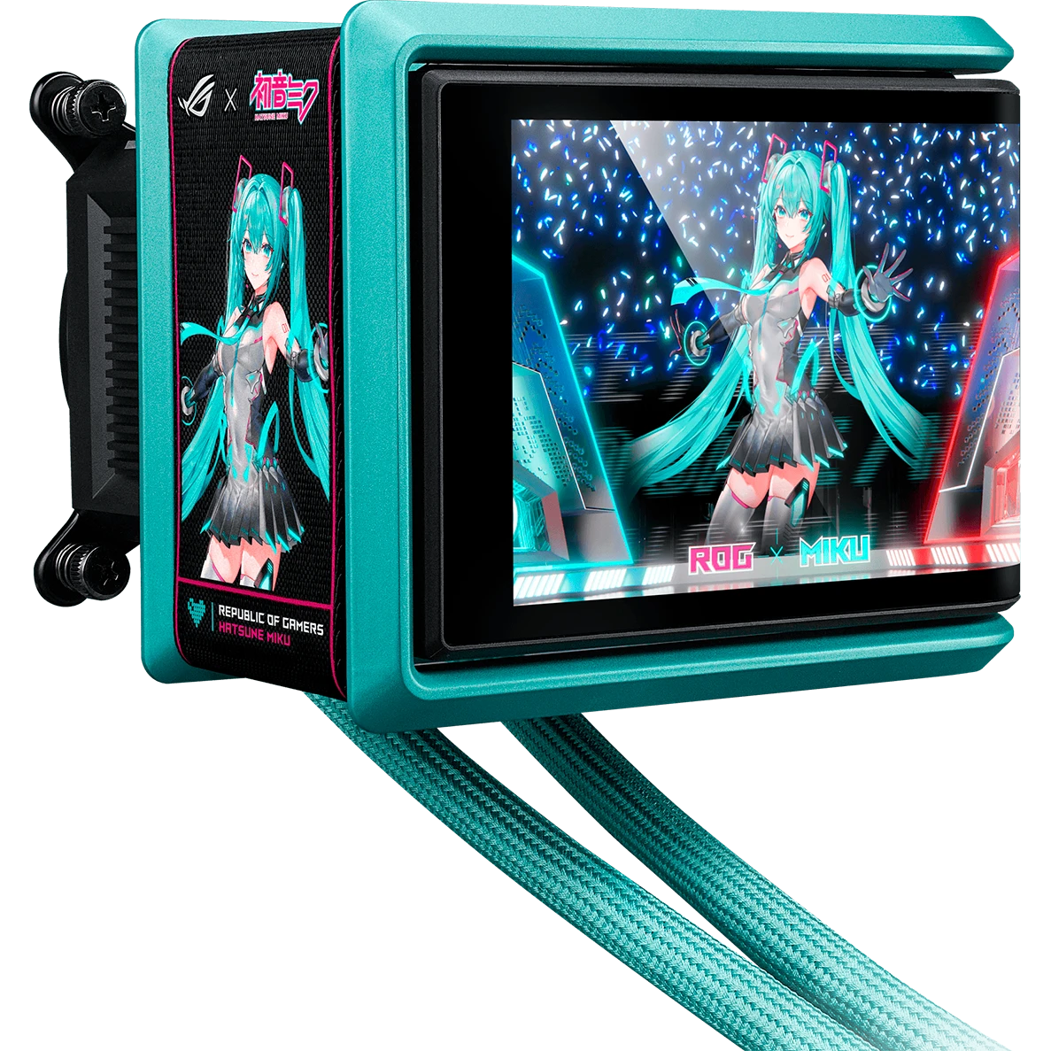 Система жидкостного охлаждения ASUS ROG RYUO IV 360 ARGB Hatsune Miku Edition - 90RC01P1-B0EAY0 - фото 7