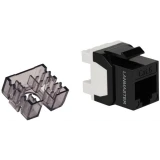 Вставка RJ-45 Lanmaster LAN-TK45U6/180N-BK