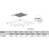Электрическая варочная панель Haier HHY-C64NVTB (TD0048661RU)