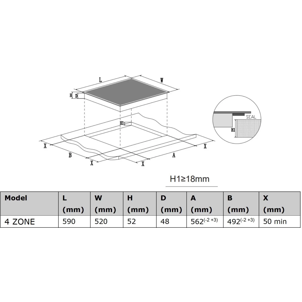 Электрическая варочная панель Haier HHY-C64NVTB - TD0048661RU - фото 7