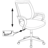 Офисное кресло Бюрократ CH-W695NLT Orange (CH-W695NLT/OR/TW-961/1483035)