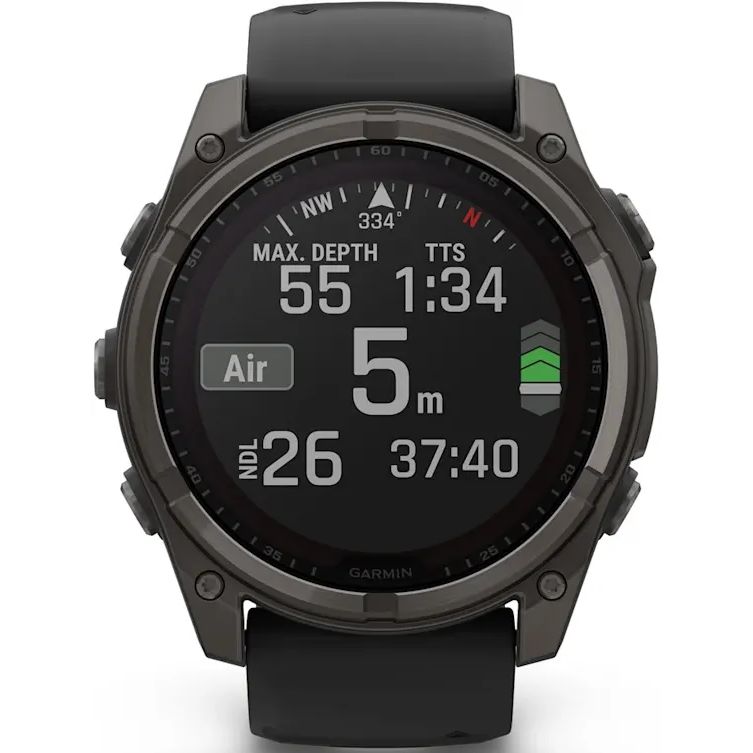 Умные часы Garmin Fenix 8 51mm Titan Grey/Black - 010-02907-11 - фото 2
