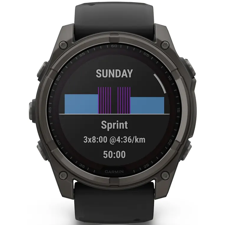 Умные часы Garmin Fenix 8 51mm Titan Grey/Black - 010-02907-11 - фото 5