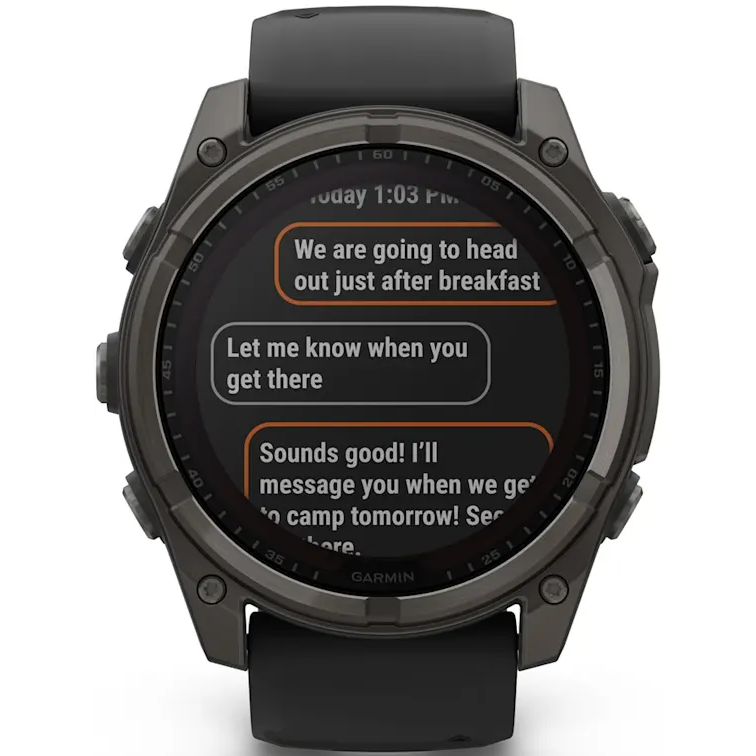 Умные часы Garmin Fenix 8 51mm Titan Grey/Black - 010-02907-11 - фото 7