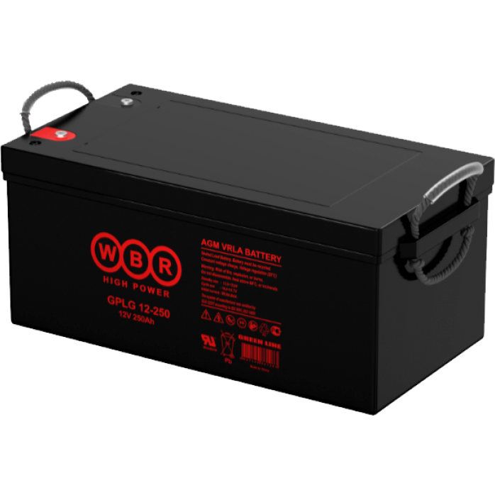 Аккумуляторная батарея WBR GPLG12-250 - фото 2