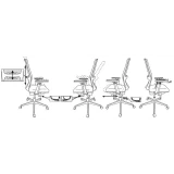 Офисное кресло Бюрократ MC-915 Black (MC-915/B/418B)