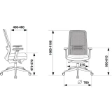 Офисное кресло Бюрократ MC-915 Black (MC-915/B/418B)