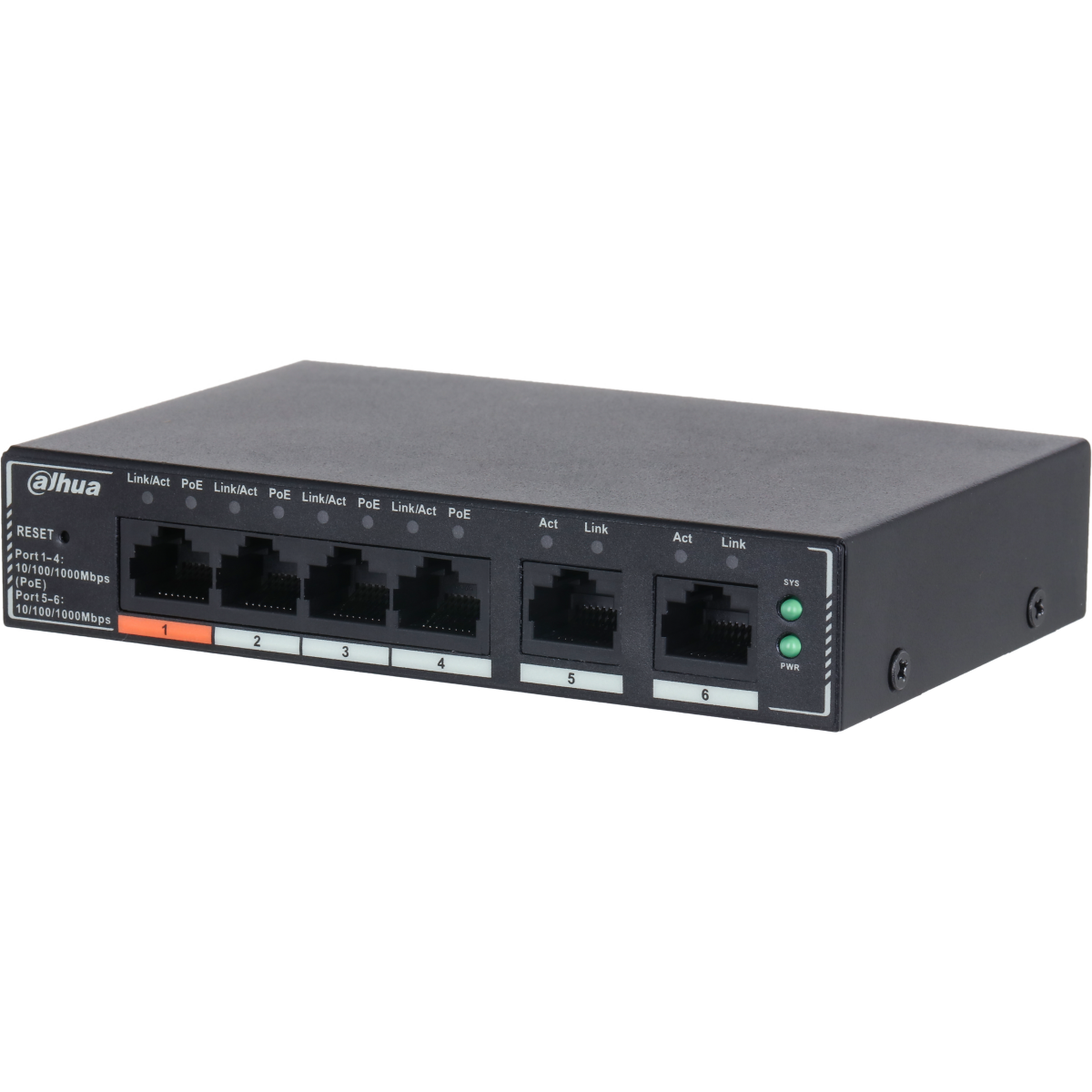 Коммутатор (свитч) Dahua DH-SG4006P - фото 2