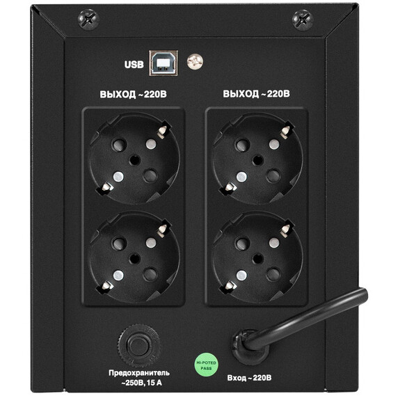 ИБП ExeGate Smart LB-2200.LCD.AVR.4SH.USB - EX299787RUS - фото 4