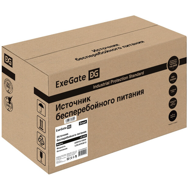 ИБП ExeGate Smart LB-2200.LCD.AVR.8C13 - EX299825RUS - фото 7