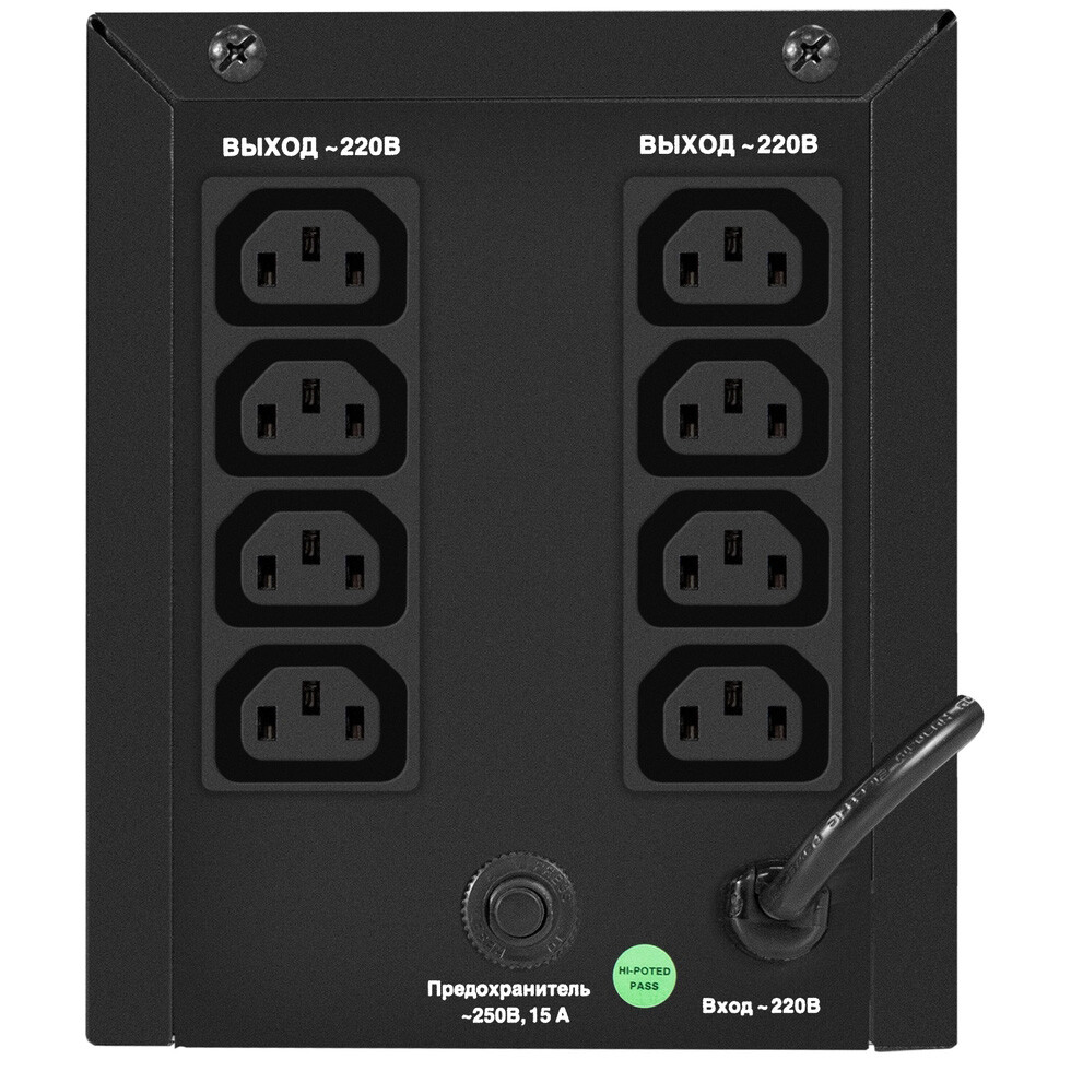 ИБП ExeGate Power NB-2000.LED.AVR.8C13 - EX299816RUS - фото 4