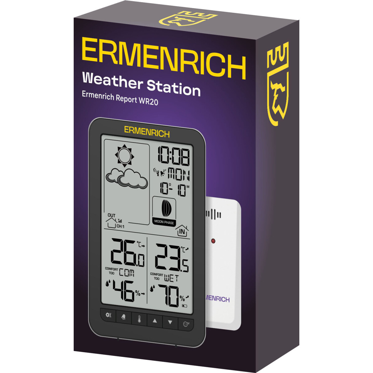 Метеостанция ERMENRICH Report WR20 - 86033 - фото 3