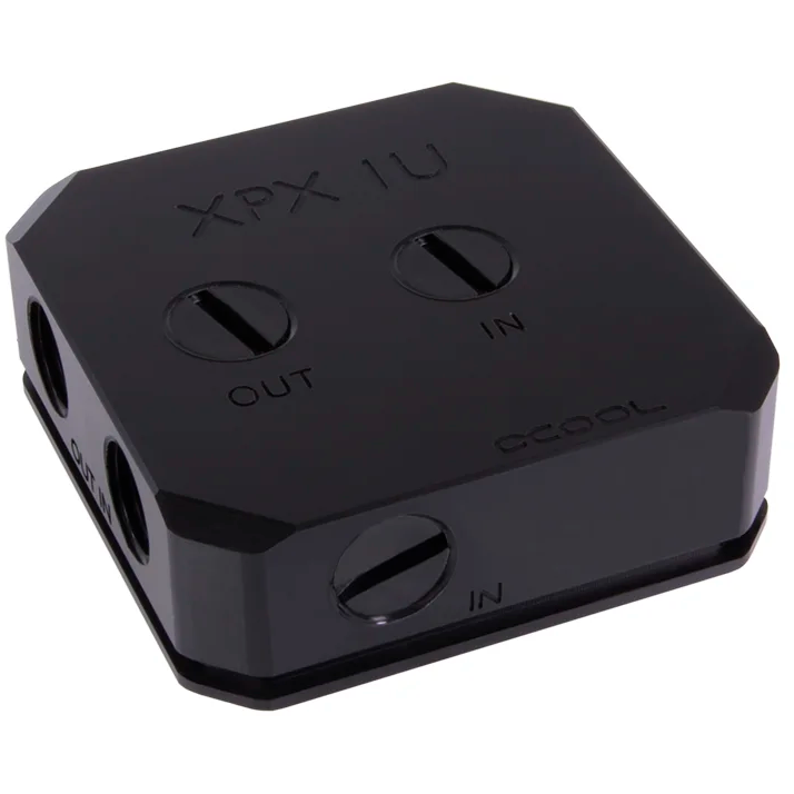 Водоблок для процессора Alphacool Eisblock XPX 1U - Black Acetal Version (12961)