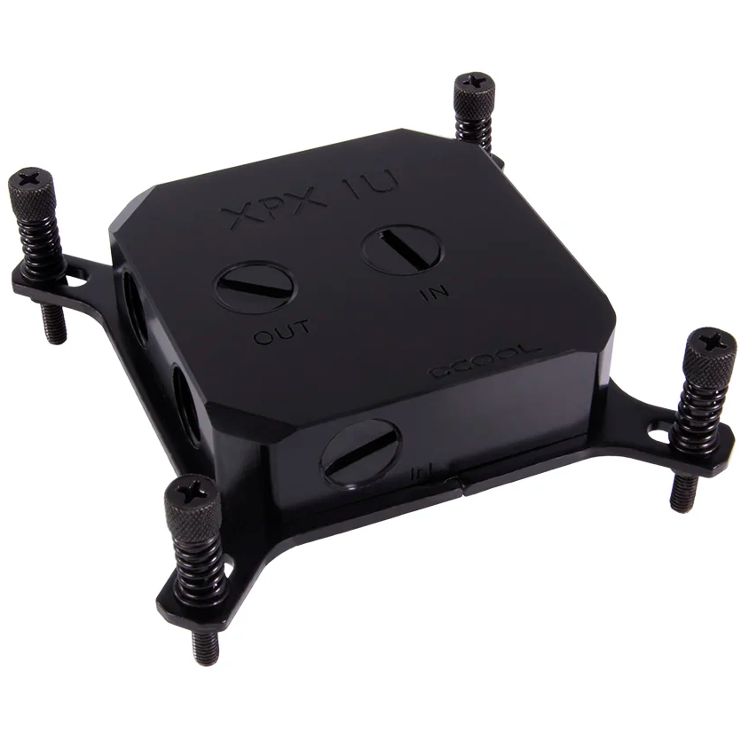 Водоблок для процессора Alphacool Eisblock XPX 1U - Black Acetal Version (12961) - фото 3