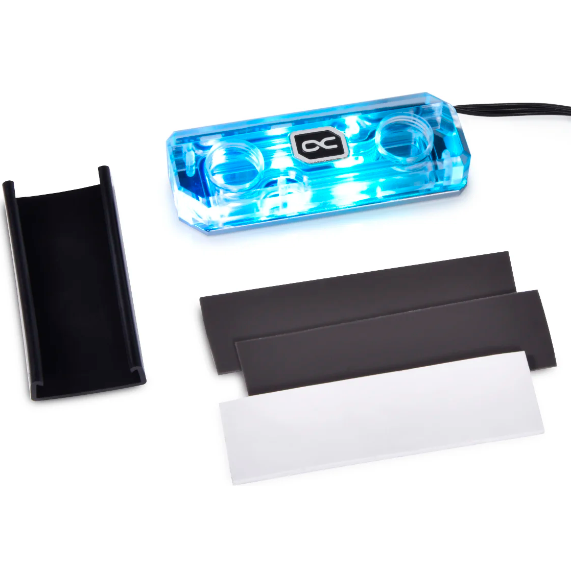 Водоблок для SSD Alphacool HDX Apex Acrylic aRGB M.2 2280 SSD Cooler (11969)