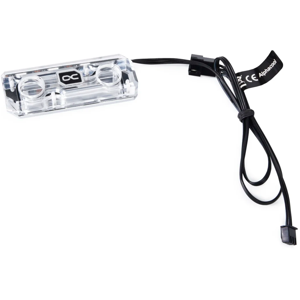Водоблок для SSD Alphacool HDX Apex Acrylic aRGB M.2 2280 SSD Cooler (11969) - фото 2