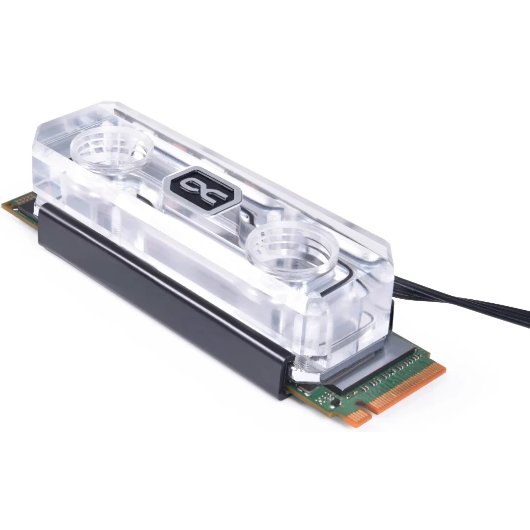 Водоблок для SSD Alphacool HDX Apex Acrylic aRGB M.2 2280 SSD Cooler (11969) - фото 4