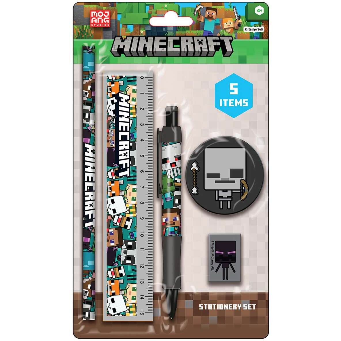 Канцелярский набор Pyramid International Minecraft Chibi Skeleton - Pyr979 - фото 2