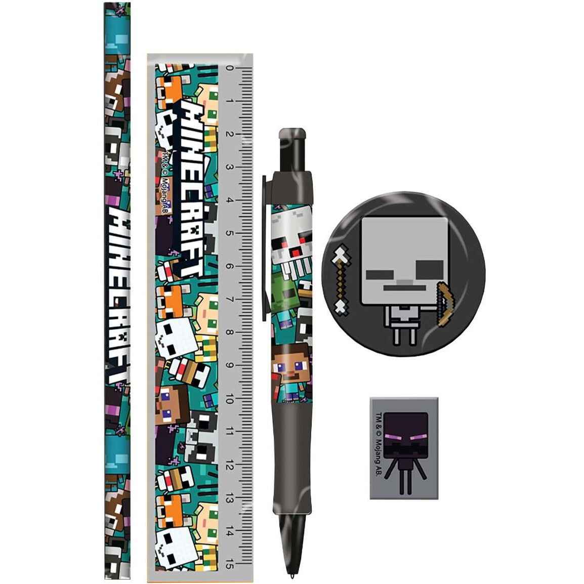 Канцелярский набор Pyramid International Minecraft Chibi Skeleton - Pyr979