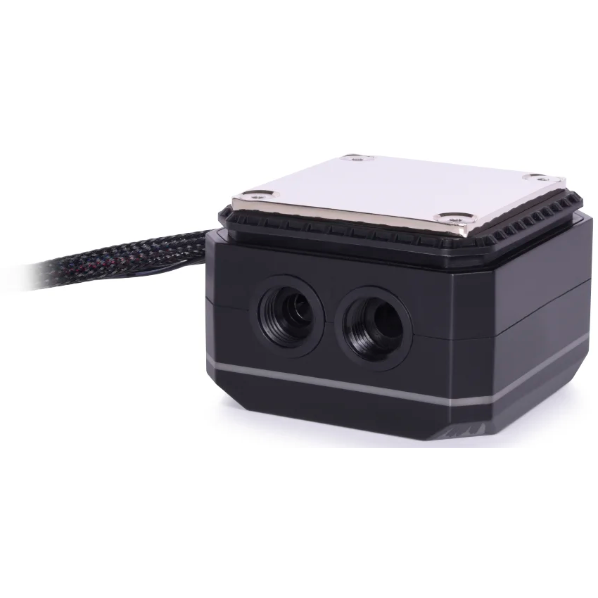 Резервуар с помпой для СЖО Alphacool Eisbaer Aurora LT Solo - Black (13066) - фото 6