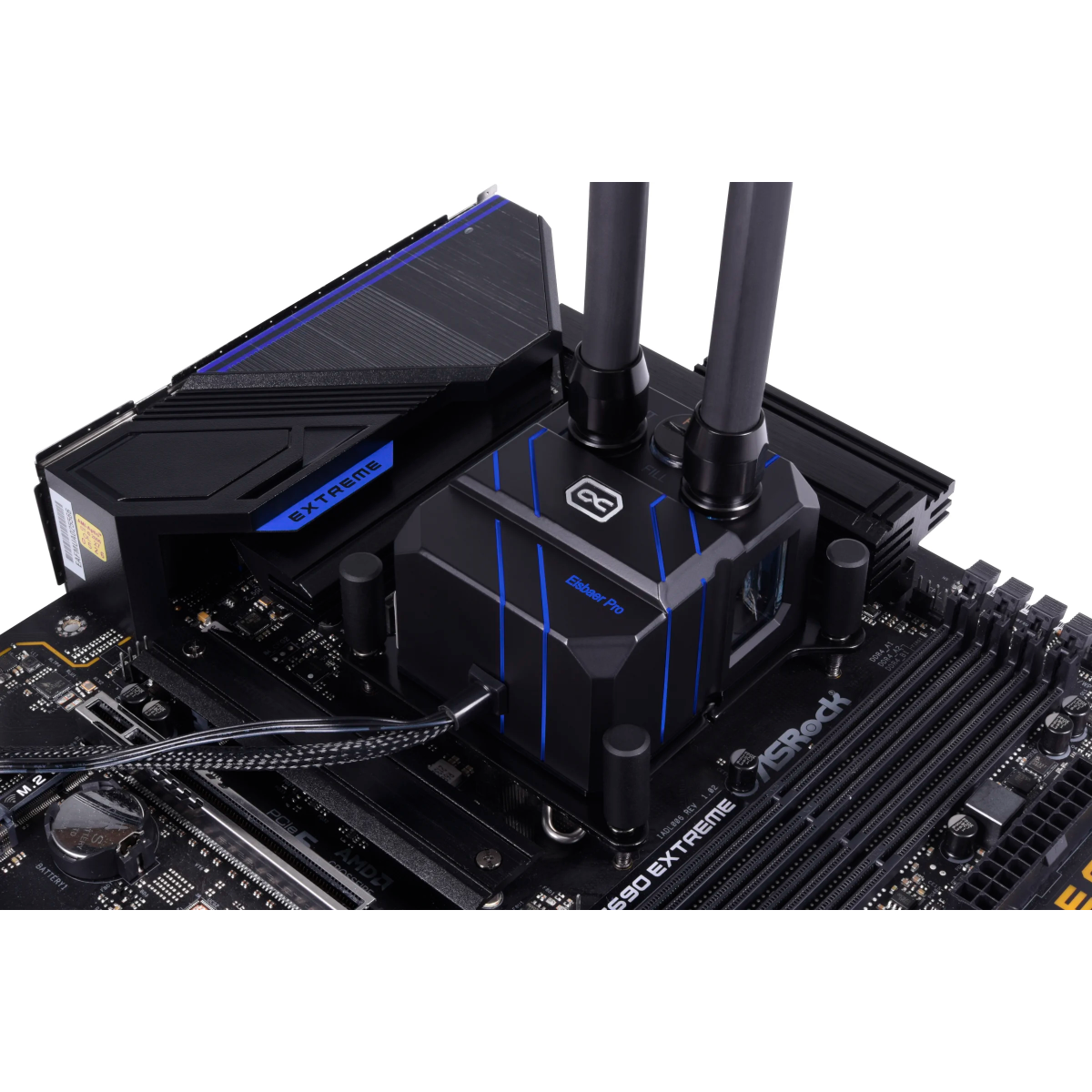 Резервуар с помпой для СЖО Alphacool Eisbaer Pro Aurora (Solo) - Digital RGB (13000) - фото 7