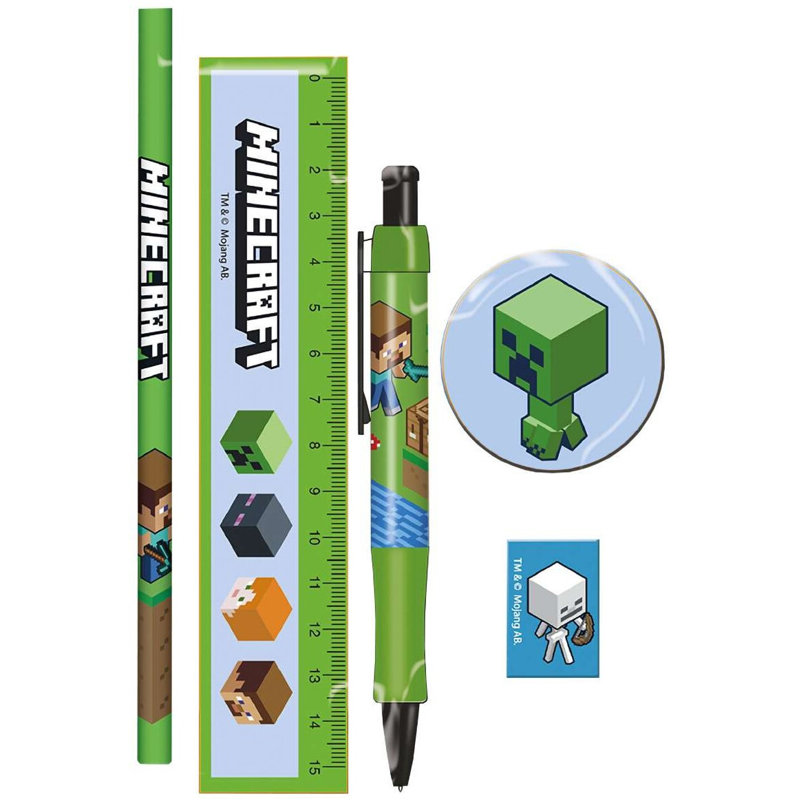 Канцелярский набор Pyramid International Minecraft Chibi Creeper - Pyr978
