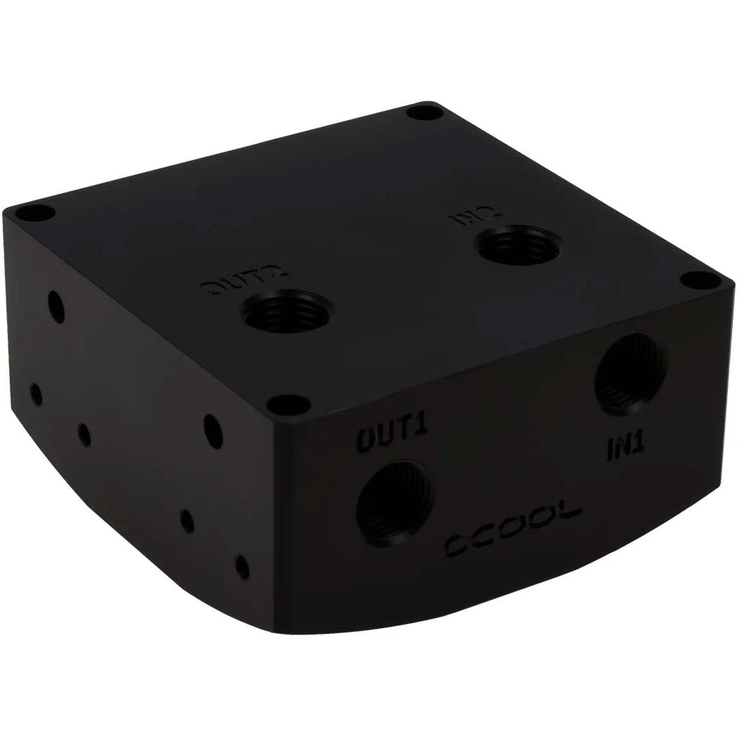 Топ для помп СЖО Alphacool Eisdecke D5 top - Black Acetal G1/4 - PP755/VPP655/TPP644/MCP655 V.3 (13188)