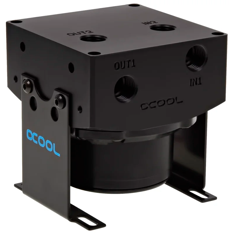 Топ для помп СЖО Alphacool Eisdecke D5 top - Black Acetal G1/4 - PP755/VPP655/TPP644/MCP655 V.3 (13188) - фото 3
