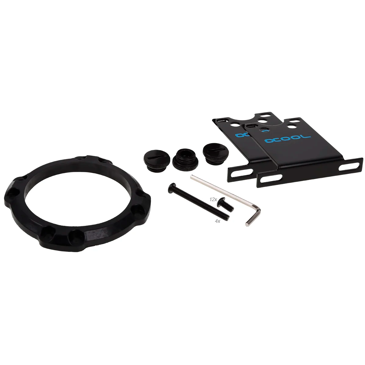 Топ для помп СЖО Alphacool Eisdecke D5 top - Black Acetal G1/4 - PP755/VPP655/TPP644/MCP655 V.3 (13188) - фото 4