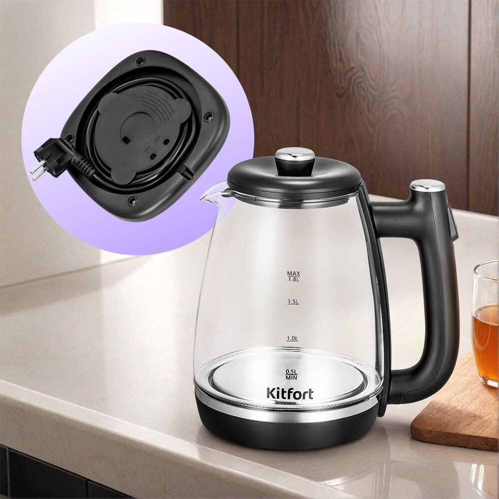 Чайник Kitfort KT-6728 - фото 3