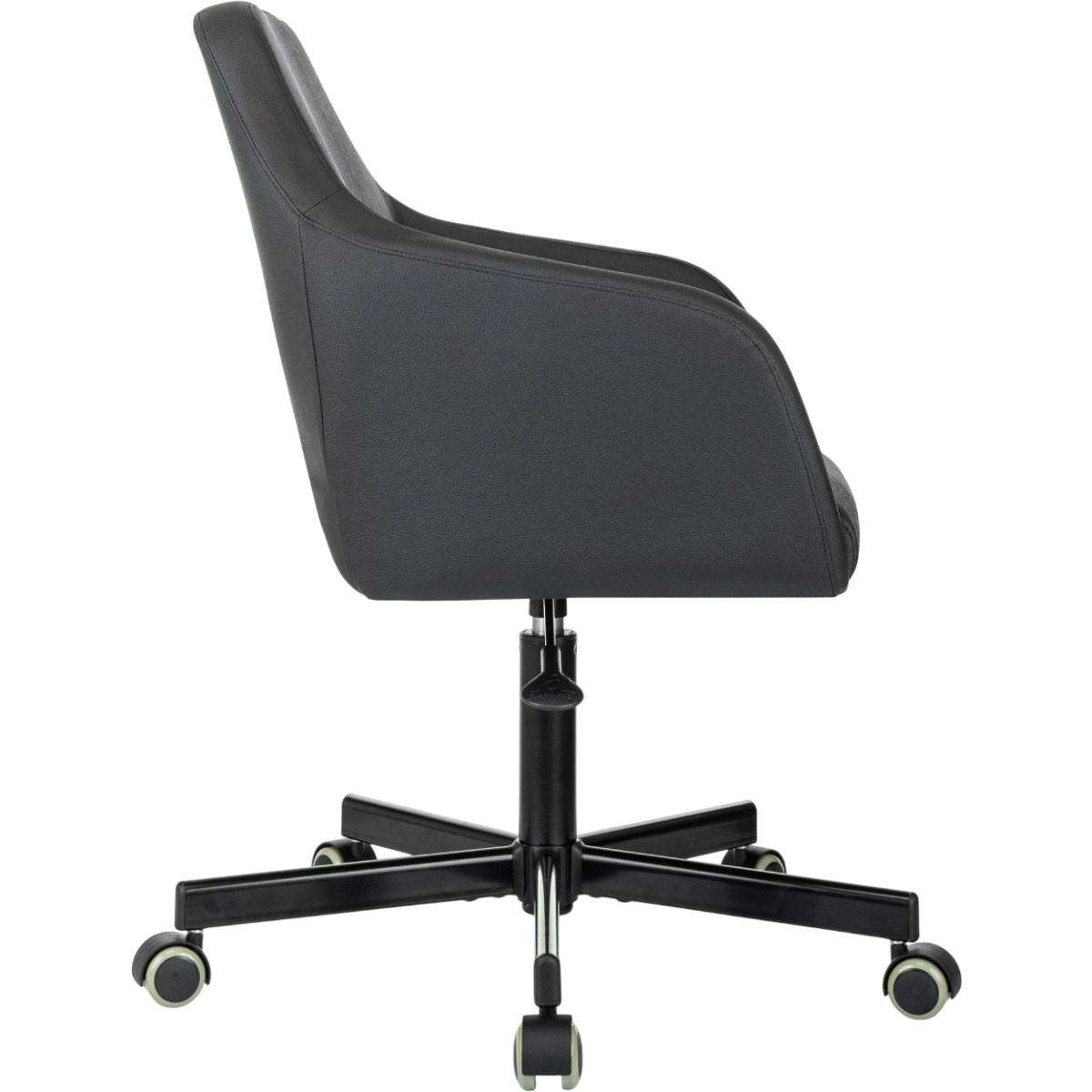 Офисное кресло Бюрократ CH-380M Black - CH-380M/BLACK-PU - фото 4