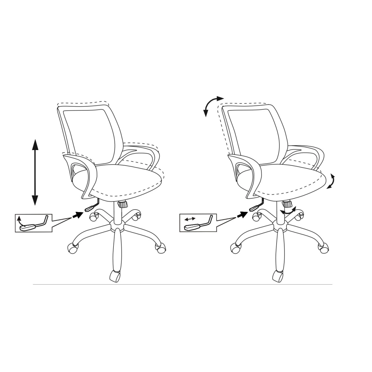 Офисное кресло Бюрократ CH-695NSL Blue - CH-695N/SL/BL/TW-11 - фото 5