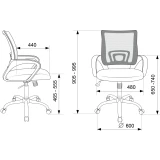 Офисное кресло Бюрократ CH-695NSL Blue (CH-695N/SL/BL/TW-11)