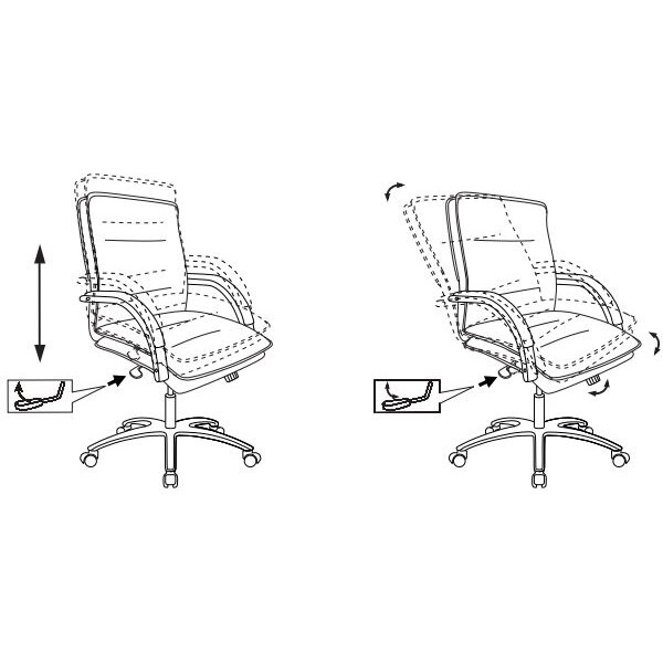 Офисное кресло Бюрократ T-9927SL-LOW Black - T-9927SL-LOW/BLACK - фото 5
