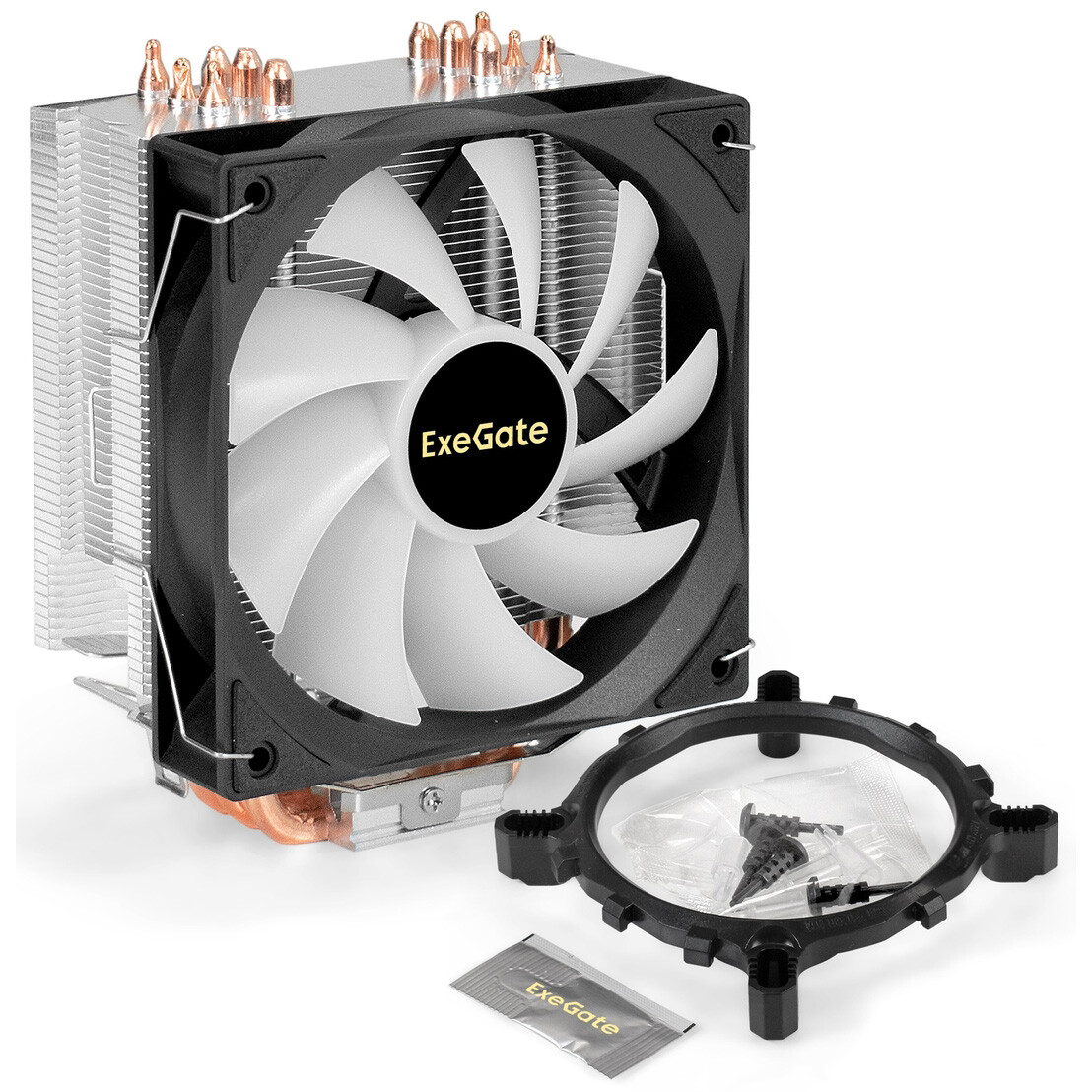 Кулер ExeGate Wizard EXX600-PWM.FRGB - EX299608RUS - фото 8