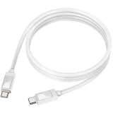 Кабель USB Type-C - USB Type-C, 1м, Borofone BX109 White (6941991114915)