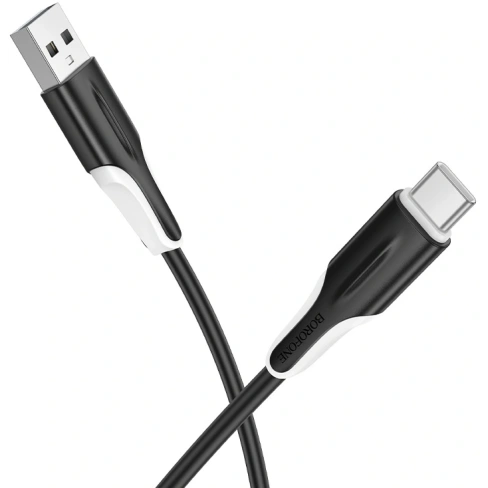 Кабель USB - USB Type-C, 1м, Borofone BX119a Black