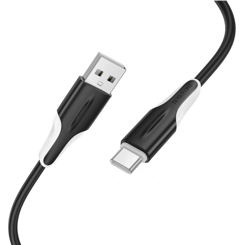 Кабель USB - USB Type-C, 1м, Borofone BX119a Black - фото 2