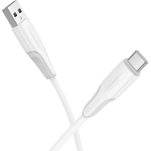 Кабель USB - USB Type-C, 1м, Borofone BX119a White