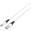 Кабель USB - USB Type-C, 1м, More Choice K35a White - фото 2