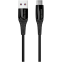 Кабель USB - USB Type-C, 1м, More Choice K35a Black