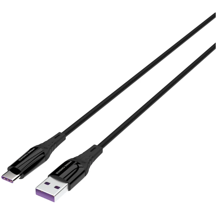 Кабель USB - USB Type-C, 1м, More Choice K35a Black - фото 2
